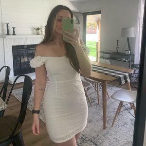 Cutest White Mini Dress